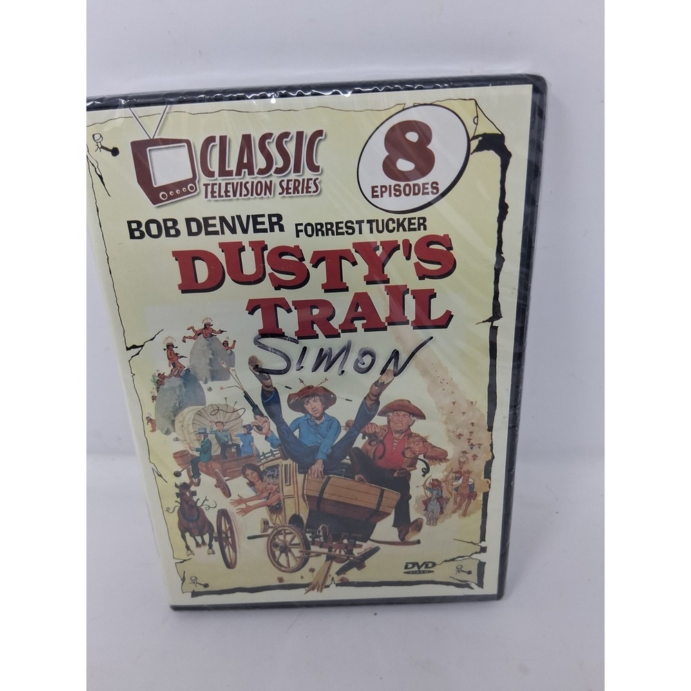 Dusty's Trail DVD Classic TV Series Bob Denver Forrest Tucker 8 Episodes VGC